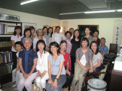 group photo in the office